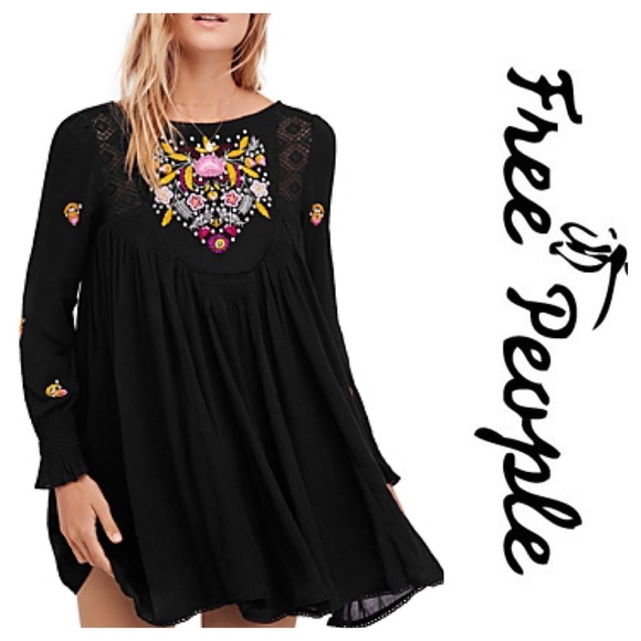 New FP Mohave Floral Embroidered Prairie Dress - Picture 3 of 7